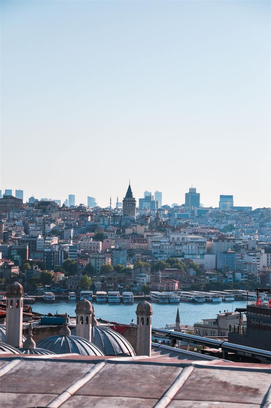 Istanbul skyline over the Bosphorus, Türkiye